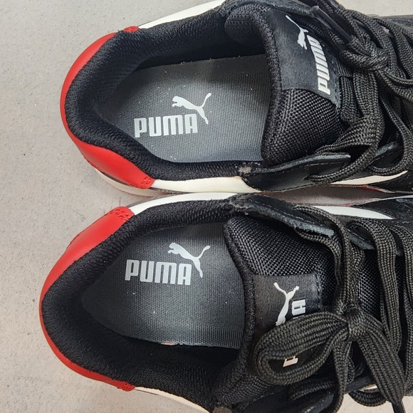 Puma Safety Frontcourt Low Composite Toe Black White‎ Red Size 9 - Picture 7 of 8